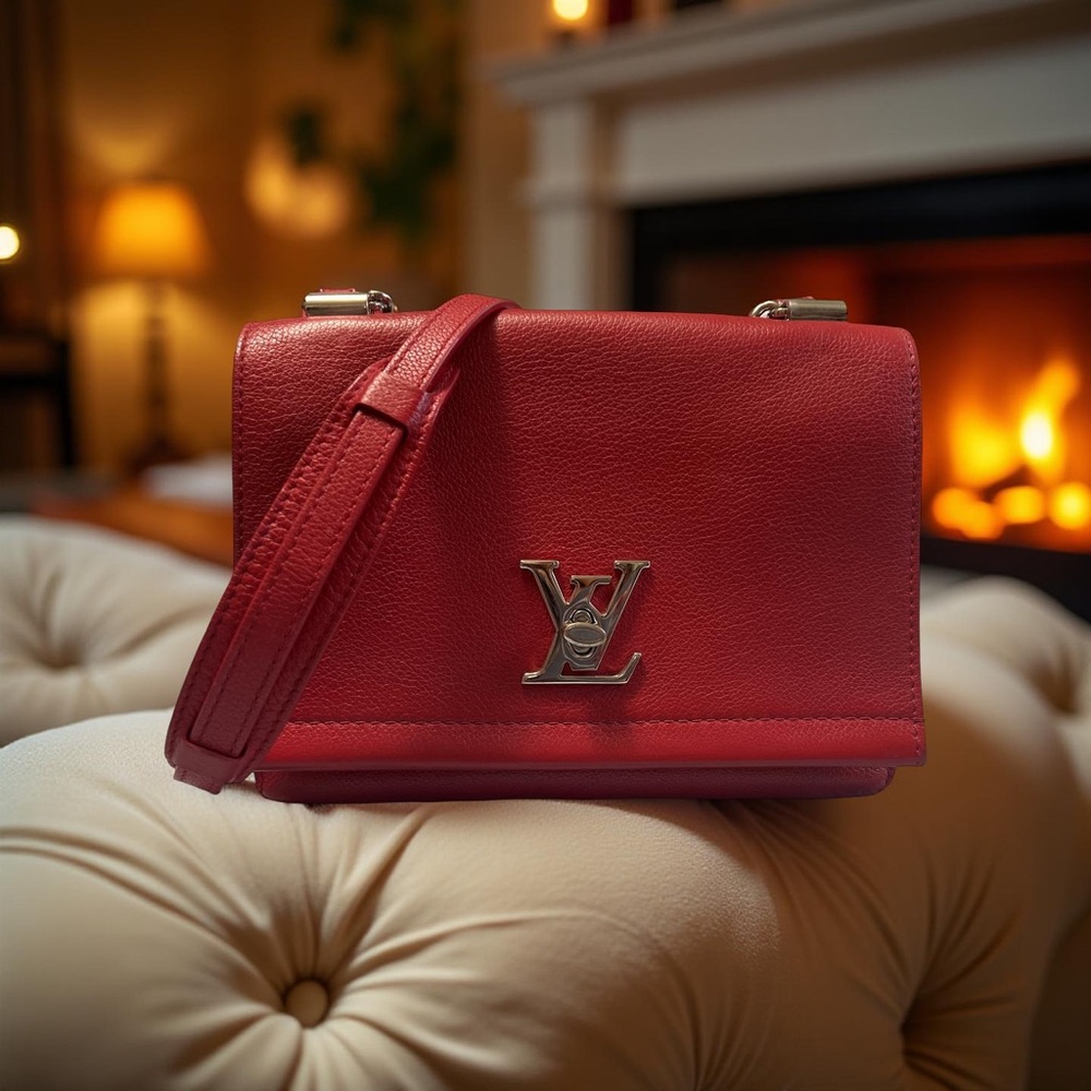 Louis Vuitton Lockme II BB Pebbled Leather